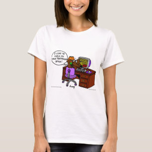 Camiseta Portafolio de acciones medias Mujeres muñecas bebé