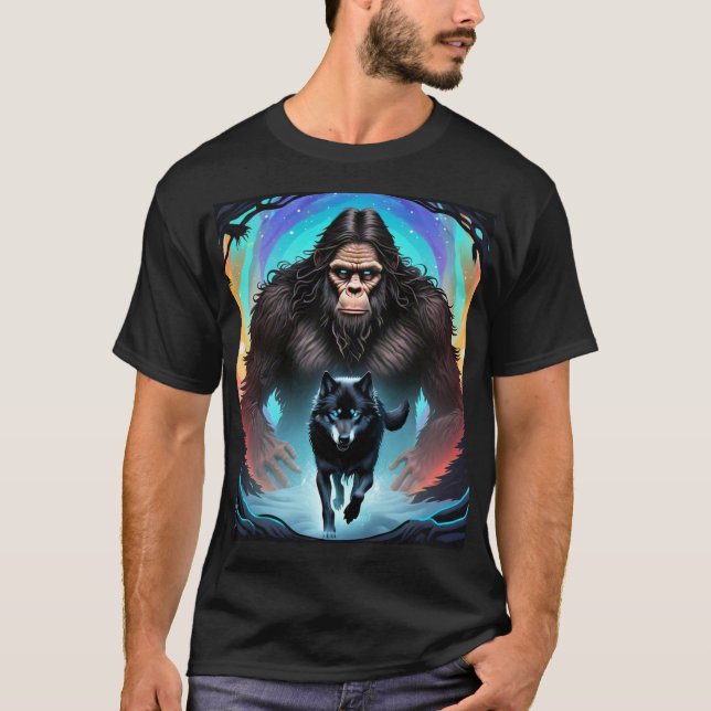 Camiseta Portal Bigfoot y Wolf (Anverso)