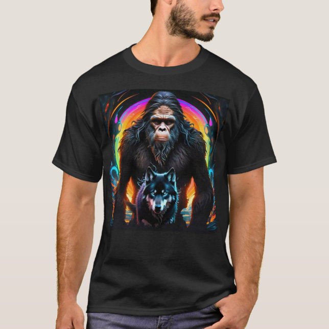 Camiseta Portal Bigfoot y Wolf (Anverso)