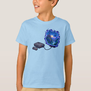 Camiseta Portal de Arte de Consola de Videojuegos de Fantas