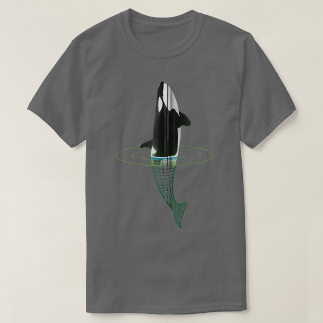 Camiseta Portal de Panda Futurista para el Mar de Ballenas  (Diseño del anverso)