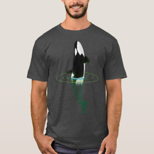 Camiseta Portal de Panda Futurista para el Mar de Ballenas 