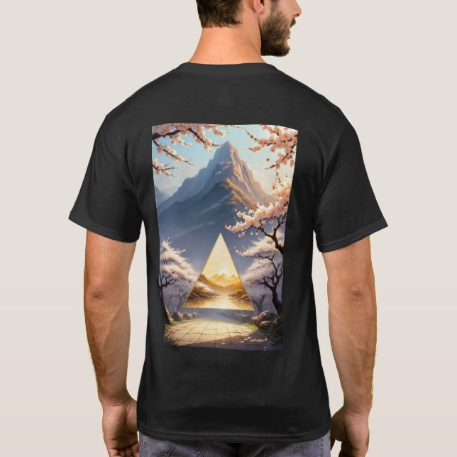 Camiseta Portal de pirámide (Reverso)