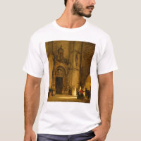 Portal del lado de la catedral de Como, 1850
