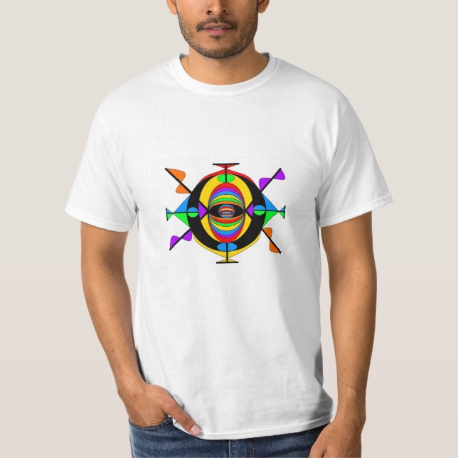 Camiseta Portal enérgico = coloreado (Anverso)