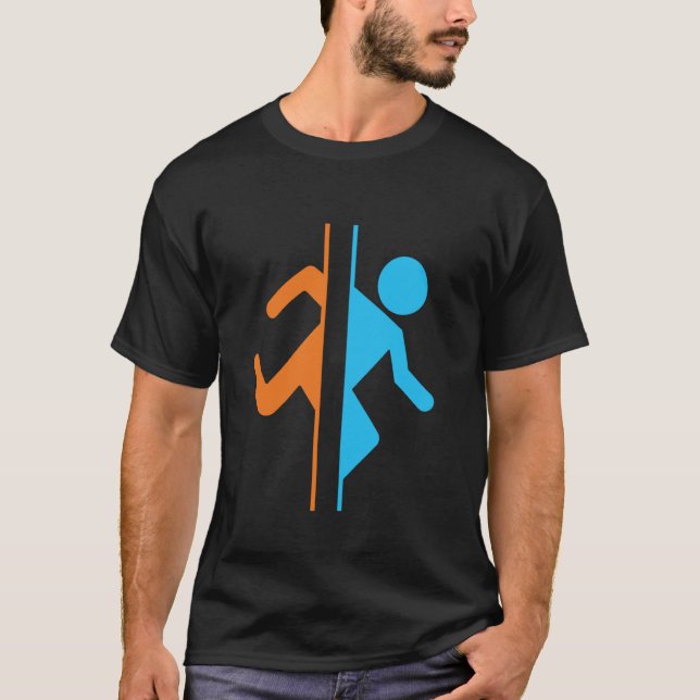 Camiseta Portal Funny Para Hombres Mujeres (Anverso)