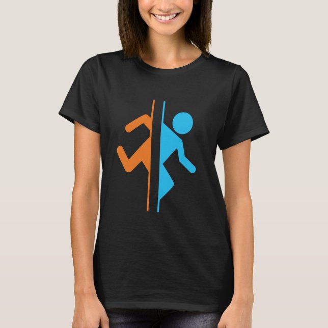 Camiseta Portal Funny Para Hombres Mujeres (Anverso)