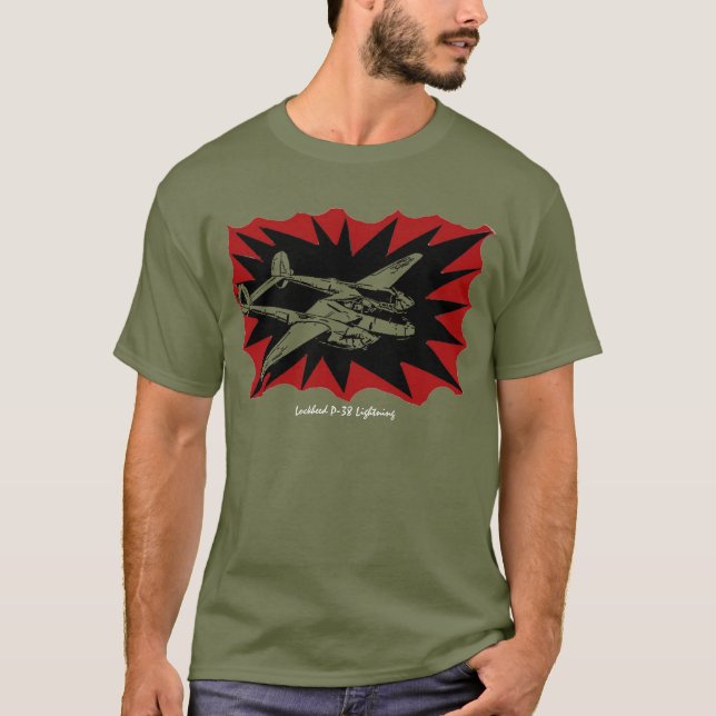 Camiseta portaobjetos P-38 (Anverso)