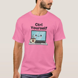 Camiseta Portátil Bonito y Café