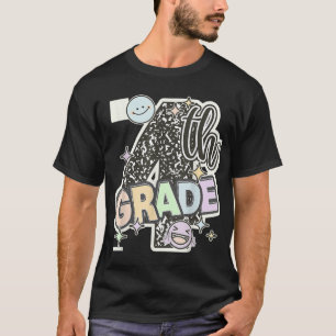 Camiseta Portátil De Composición De Primer Día De Cuarto Gr