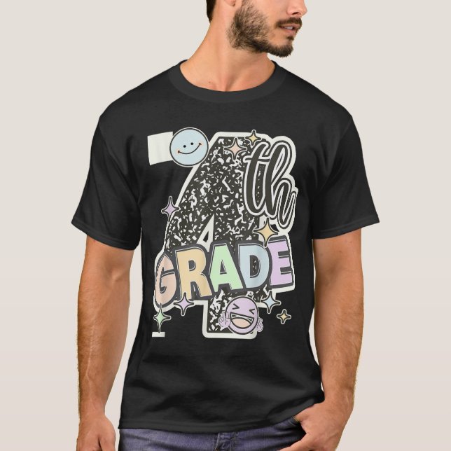 Camiseta Portátil De Composición De Primer Día De Cuarto Gr (Anverso)