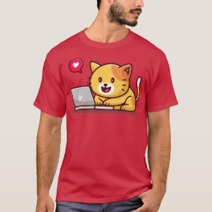 Camiseta Portátil operativo Cuto Cat