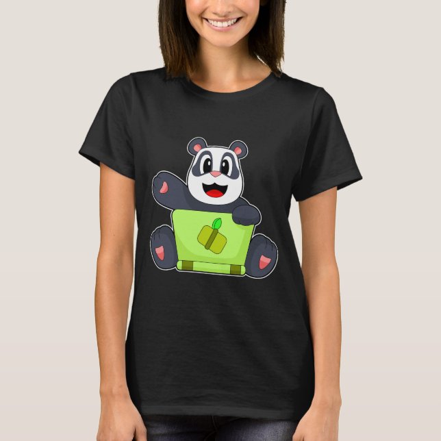 Camiseta Portátil Panda Bamboo (Anverso)