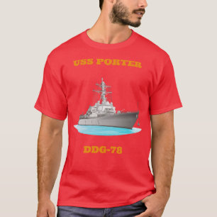 Camiseta Porter DDG78 Destroyer Ship