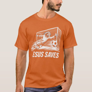 Camiseta Portero de fútbol arquero Jesús salva cristiano So