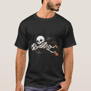 Camiseta Portero de fútbol esqueleto Halloween niños niños 