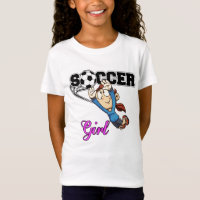 Portero del chica del fútbol