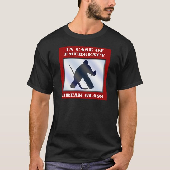 Camiseta Portero del hockey de la emergencia (Anverso)