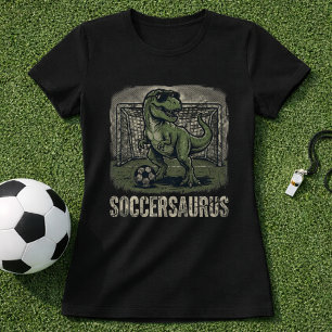Camiseta Portero Divertido de Fútbol Dino