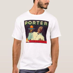 Camiseta Portero LabelPorterville anaranjado, CA
