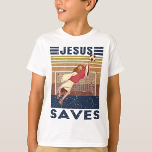 Camiseta Portero Retro Jesús Salva Gol de Fútbol