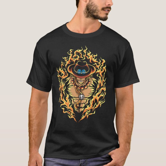 Camiseta Portgas D. Ace (Anverso)