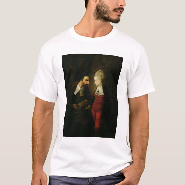 Camiseta Portia y Shylock "del comerciante de Venecia" A (Anverso)