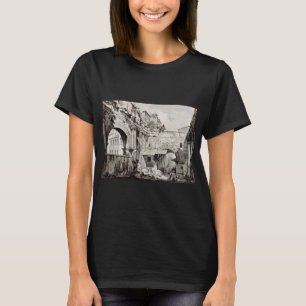 Camiseta Pórtico de Octavia Roma Arte en Blanco y Negro