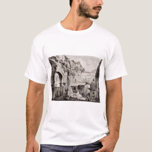 Camiseta Pórtico de Octavia Roma Arte en Blanco y Negro