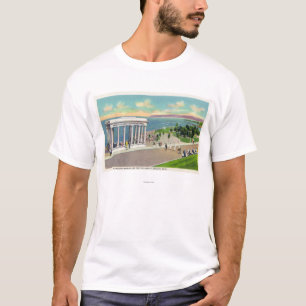 Camiseta Pórtico sobre la opinión de Plymouth Rock de