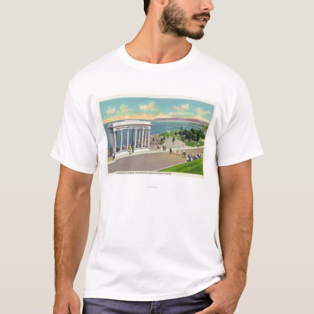 Camiseta Pórtico sobre la opinión de Plymouth Rock de (Anverso)