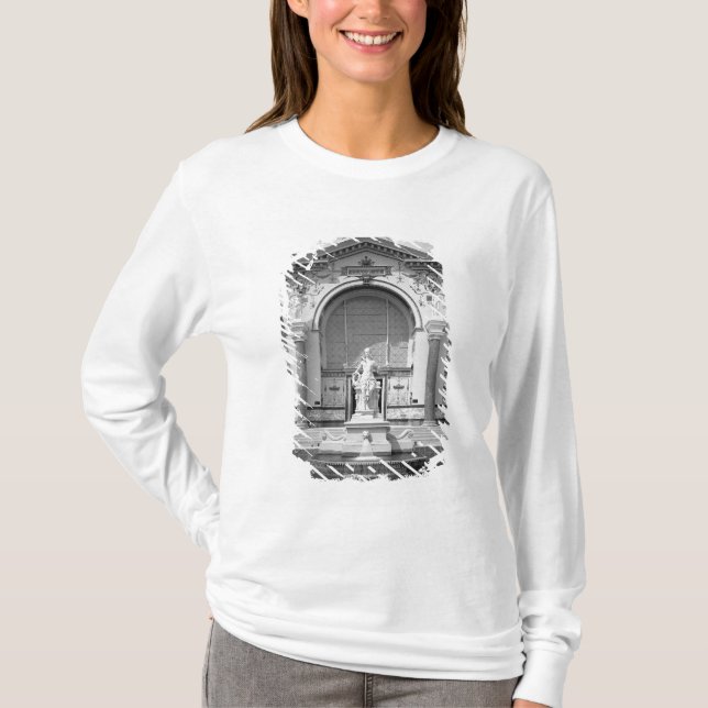 Camiseta Pórtico y fuente en el universal (Anverso)