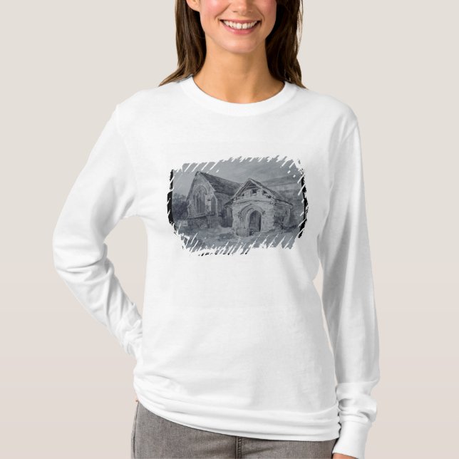 Camiseta Pórtico y Transept de una iglesia, c de John (Anverso)