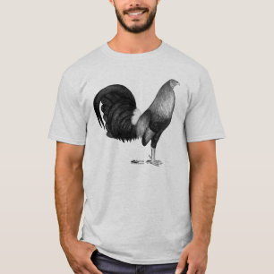 Camiseta Portilla del rojo del gallo de pelea