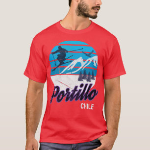 Camiseta Portillo Chile Ski Resort Snowboarding Winter Skii