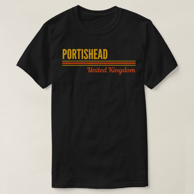 Camiseta Portishead Reino Unido  (Diseño del anverso)