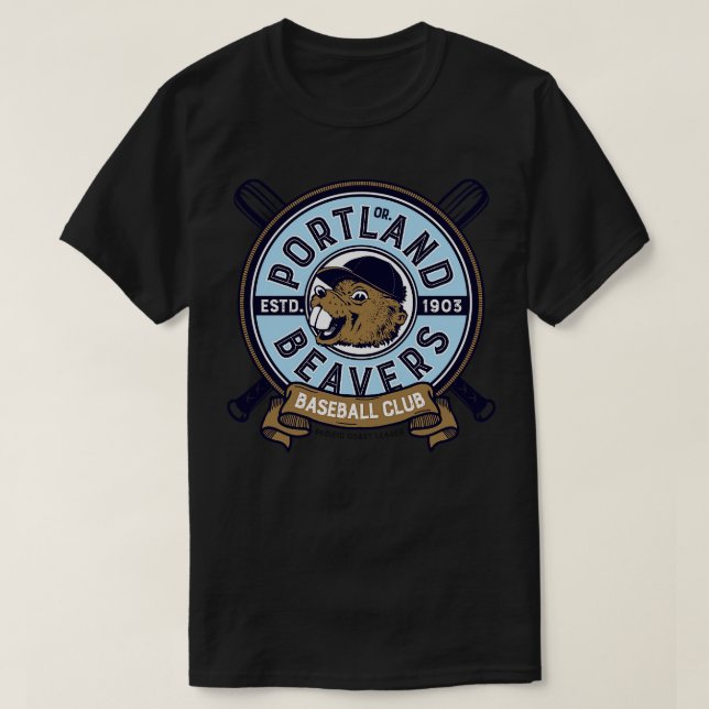 Camiseta Portland Beavers (Diseño del anverso)