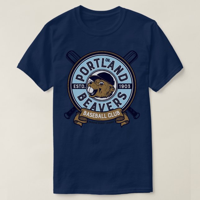 Camiseta Portland Beavers (Diseño del anverso)