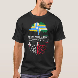Camiseta Portland Creció Con Raíces Maltesas - Malta