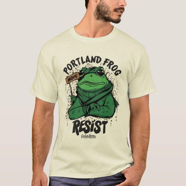 Camiseta Portland Frog (Anverso)