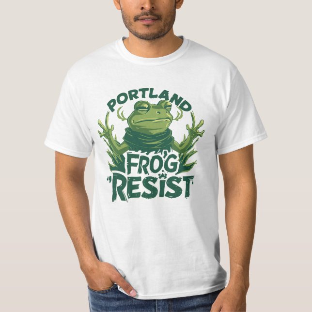 Camiseta Portland Frog (Anverso)