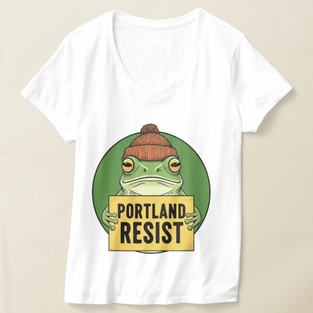 Camiseta Portland Frog Resist Activist (Distribución )