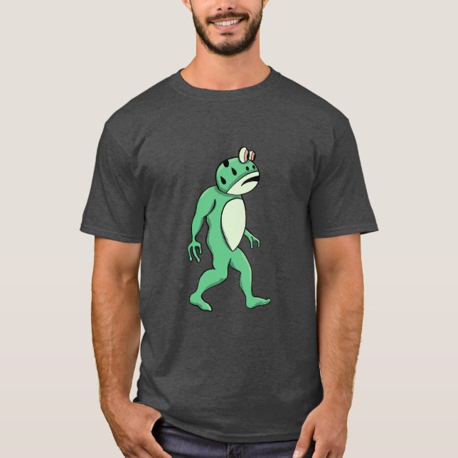Camiseta Portland frog sasquatch (Anverso)