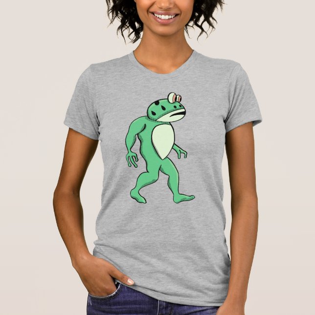 Camiseta Portland frog sasquatch (Anverso)