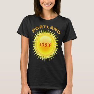 Camiseta Portland Heatwave 108f Día Más Hotelero En Portlan