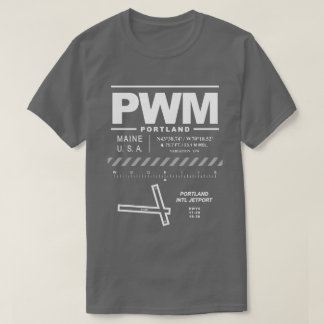 Camiseta Portland International Jetport PWM