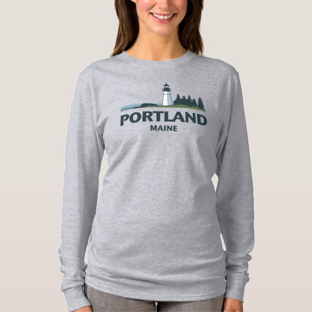 Camiseta Portland Maine Estados Unidos (Anverso)