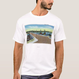 Camiseta Portland, MaineView del puente de Portland