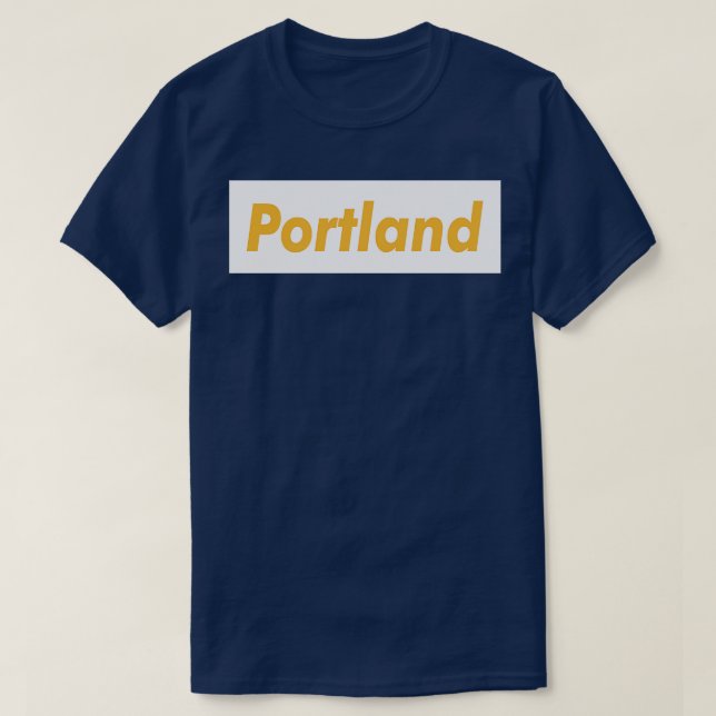 Camiseta Portland Meat Brown TShirt 1 (Diseño del anverso)