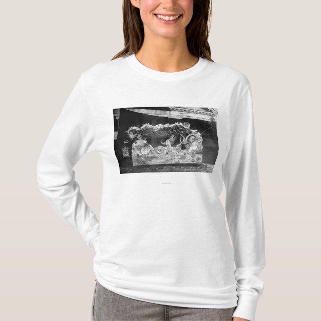 Camiseta Portland, O perlas del flotador del desfile del (Anverso)